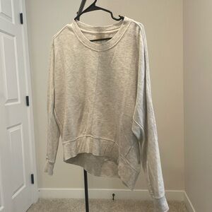 Zella Light Heather Gray Crewneck Pullover size XS